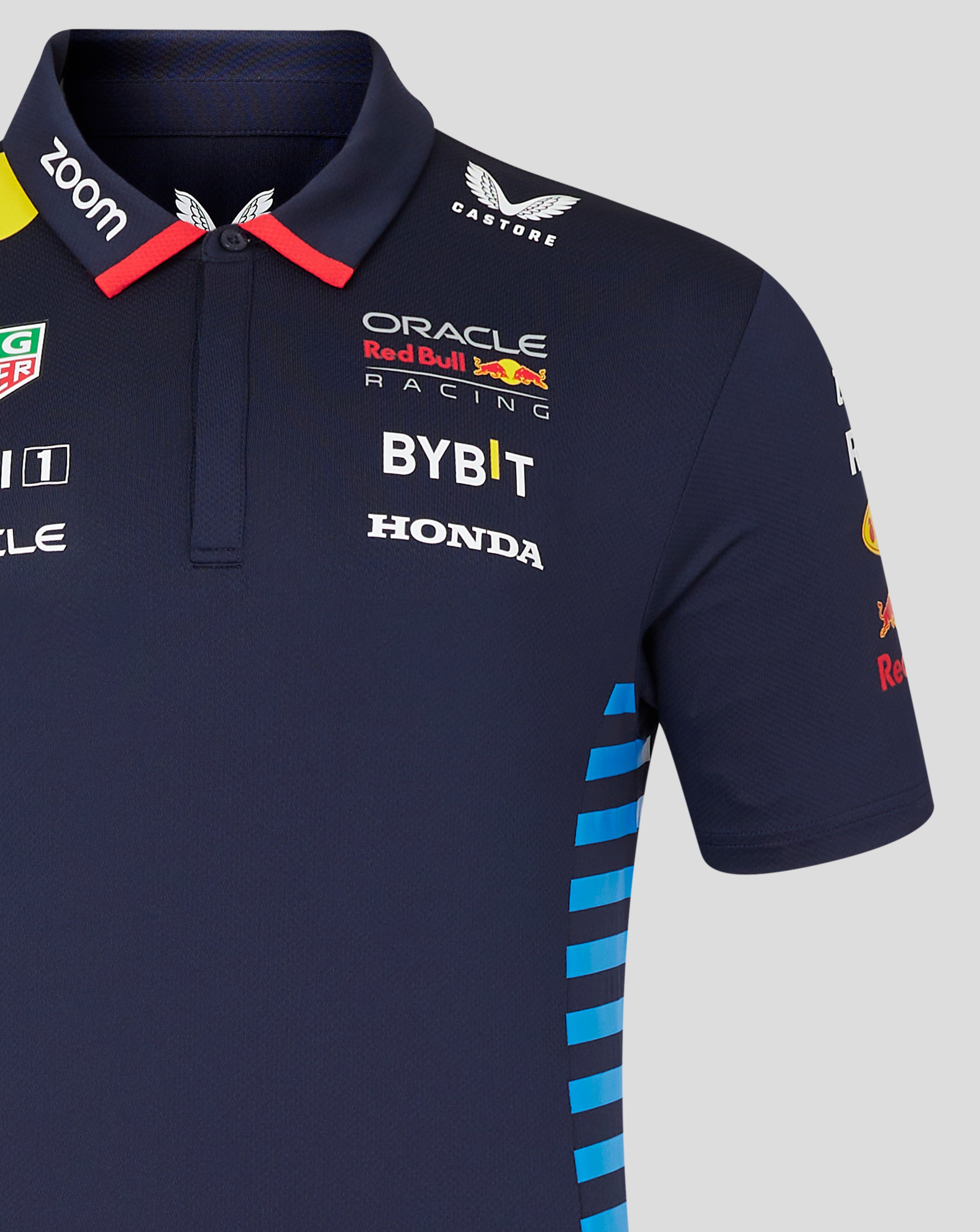 Red Bull Racing F1 Men's 2024 Team Polo Shirt- Navy Polos Red Bull Racing 