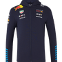 Red Bull Racing F1 Men's 2024 Team Full Zip Hooded Sweatshirt- Navy Hoodies Red Bull Racing 