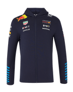 Red Bull Racing F1 Men's 2024 Team Full Zip Hooded Sweatshirt- Navy Hoodies Red Bull Racing 