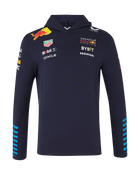 Red Bull Racing F1 Men's 2024 Team Pullover Hoodie- Navy Hoodies Red Bull Racing 