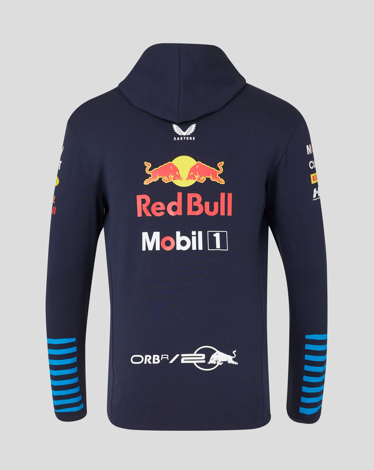 Red Bull Racing F1 Men's 2024 Team Pullover Hoodie- Navy Hoodies Red Bull Racing 