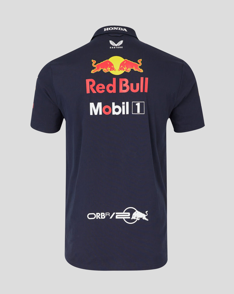 Red Bull Racing F1 Men's 2024 Team Button Down Shirt- Navy Shirts Red Bull Racing 