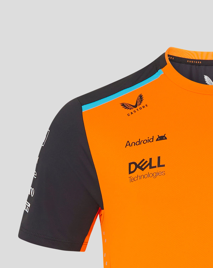 McLaren F1 2024 Men's Lando Norris Team T-Shirt - Papaya/Phantom T-shirts McLaren-Castore 