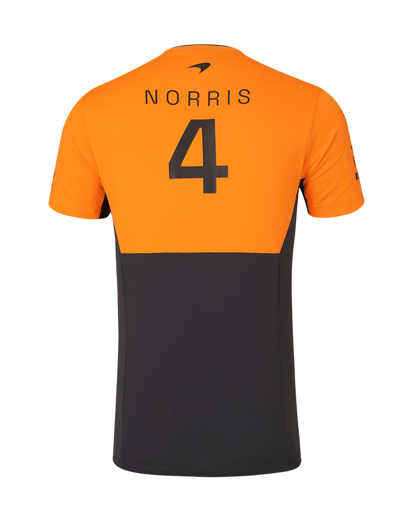 McLaren F1 2024 Men's Lando Norris Team T-Shirt - Papaya/Phantom T-shirts McLaren-Castore 