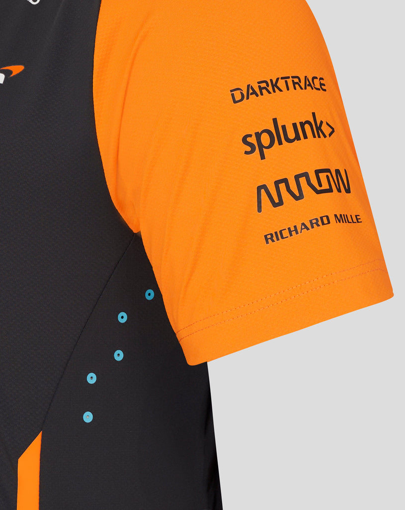 McLaren F1 2024 Men's Lando Norris Team T-Shirt - Papaya/Phantom T-shirts McLaren-Castore 