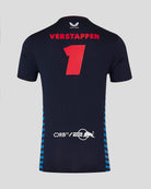 Red Bull Racing F1 Men's 2024 Max Verstappen Team T-Shirt- Navy T-shirts Red Bull Racing 