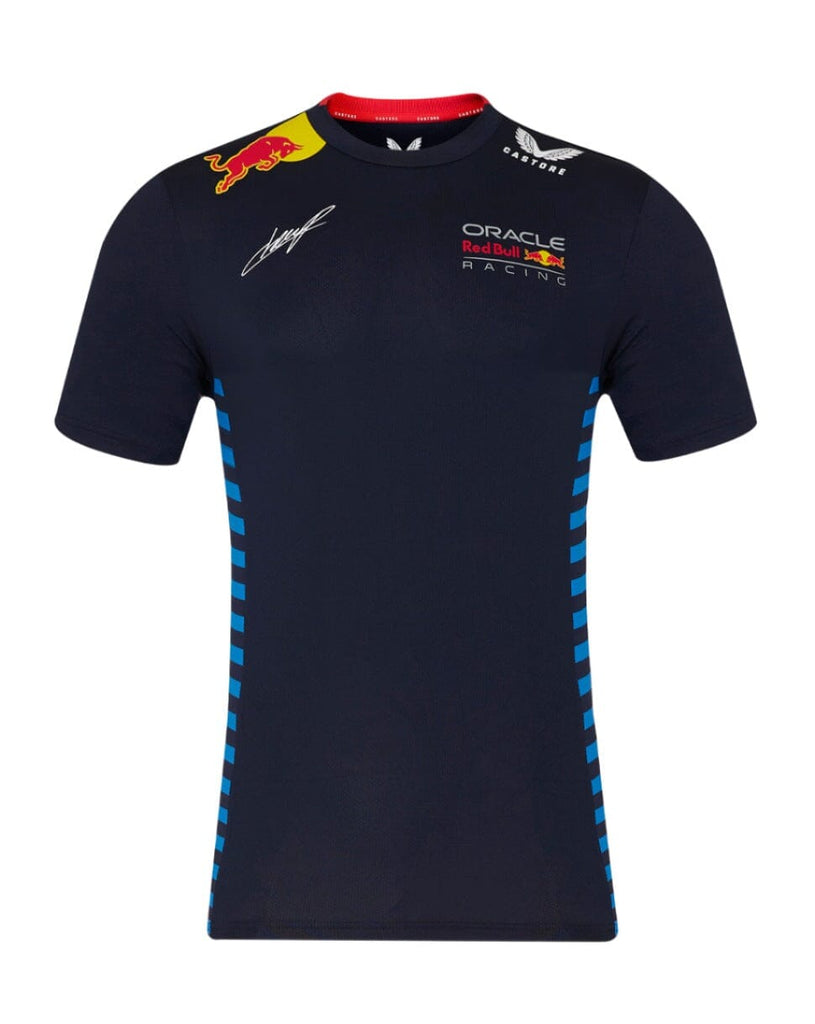 Red Bull Racing F1 Men's 2024 Sergio "Checo" Perez Team T-Shirt- Navy T-shirts Red Bull Racing 