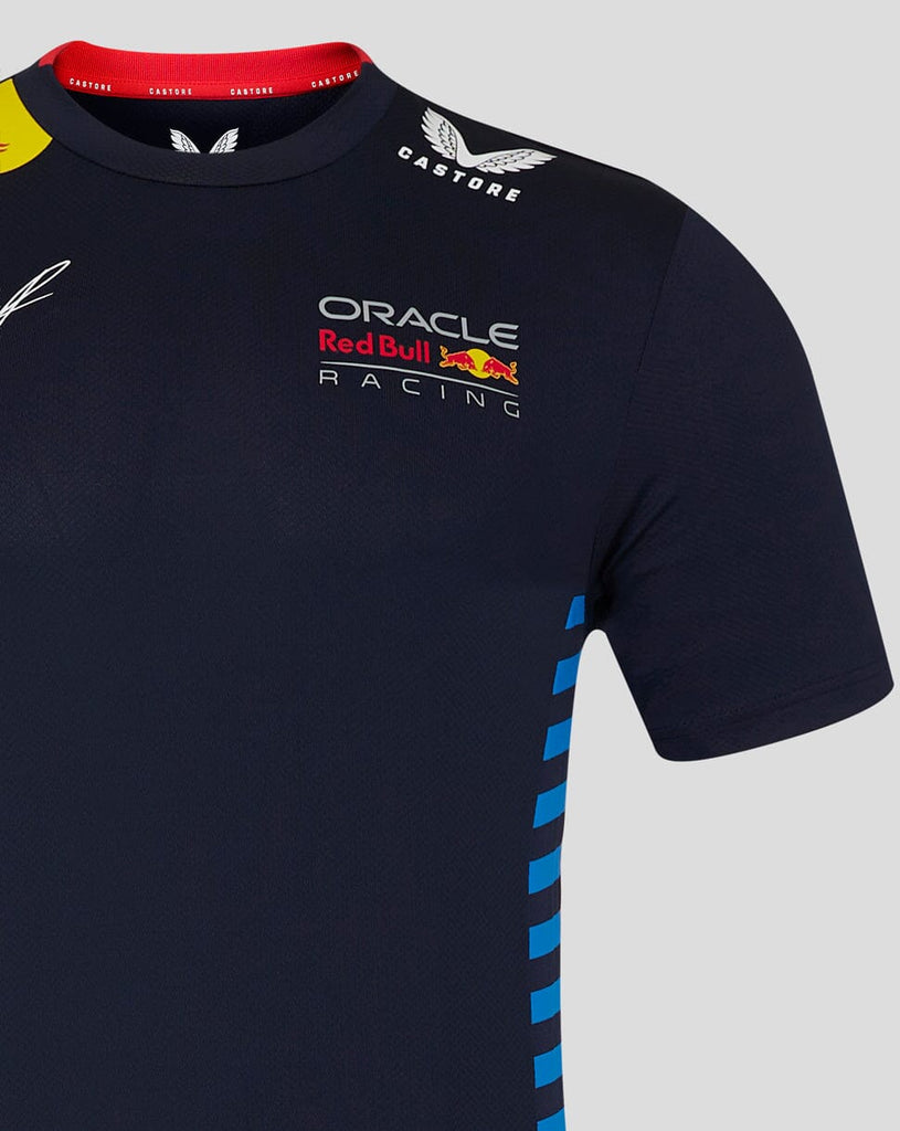 Red Bull Racing F1 Men's 2024 Sergio "Checo" Perez Team T-Shirt- Navy T-shirts Red Bull Racing 