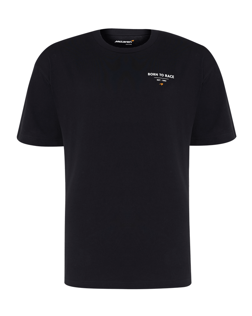 McLaren F1 Men's Born to Race Oversized T-Shirt - Anthracite T-shirts McLaren-Castore 