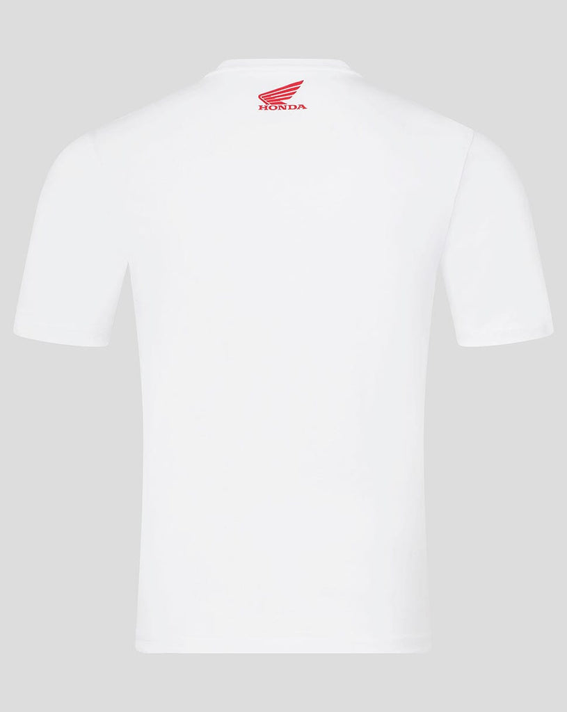 Honda Racing Repsol Men's Large Logo T-Shirt - White T-shirts Honda Racing 