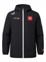 Joe Gibbs Racing Men's Team Winter Jacket w/Toyota Sponsor - Caviar Black Jackets Joe Gibbs Racing 