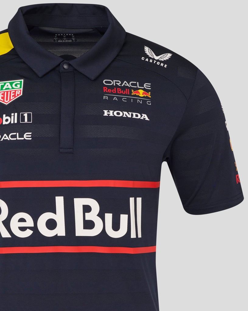 Red Bull Racing F1 Men's 2025 Team Polo Shirt- Navy Polos Red Bull Racing 