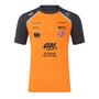 McLaren F1 2025 Men's Lando Norris Team T-Shirt - Papaya/Phantom T-shirts McLaren-Castore S Orange 