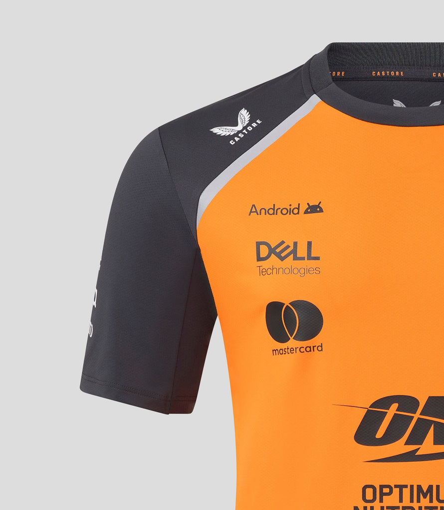 McLaren F1 2025 Men's Lando Norris Team T-Shirt - Papaya/Phantom T-shirts McLaren-Castore 
