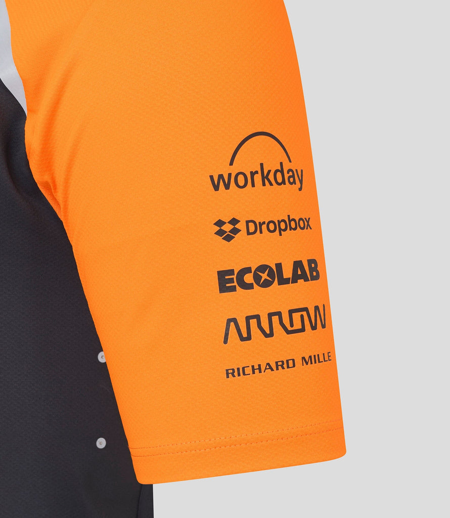McLaren F1 2025 Men's Lando Norris Team T-Shirt - Papaya/Phantom T-shirts McLaren-Castore 