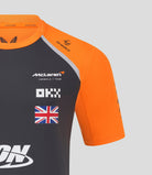 McLaren F1 2025 Men's Lando Norris Team T-Shirt - Papaya/Phantom T-shirts McLaren-Castore 