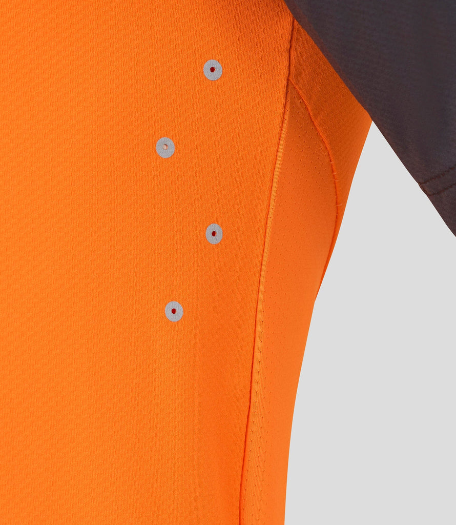 McLaren F1 Men's 2025 Oscar Piastri Team Set Up T-Shirt - Papaya/Phantom T-shirts McLaren-Castore 