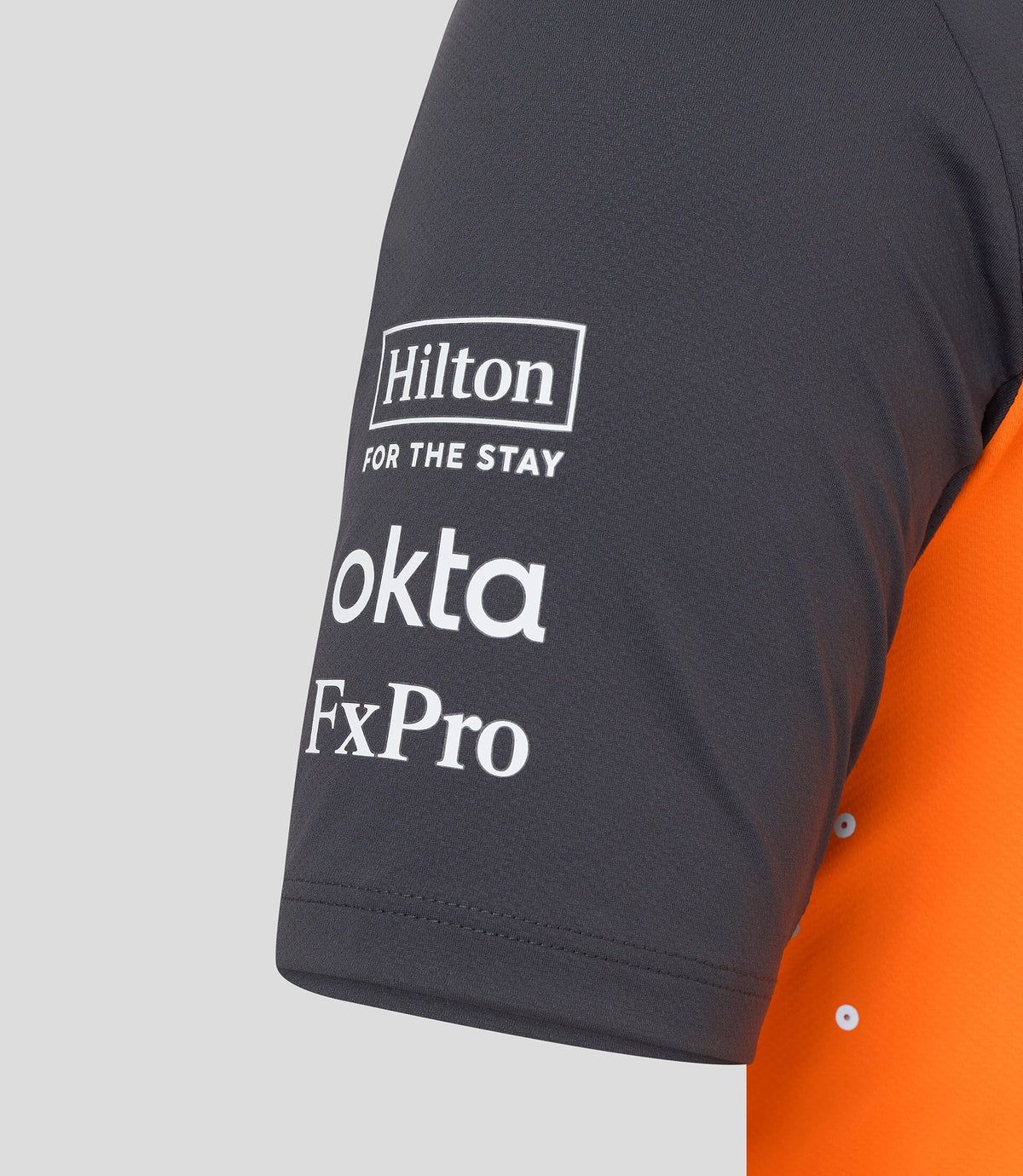 McLaren F1 Men's 2025 Oscar Piastri Team Polo Shirt - Papaya Polos McLaren-Castore 