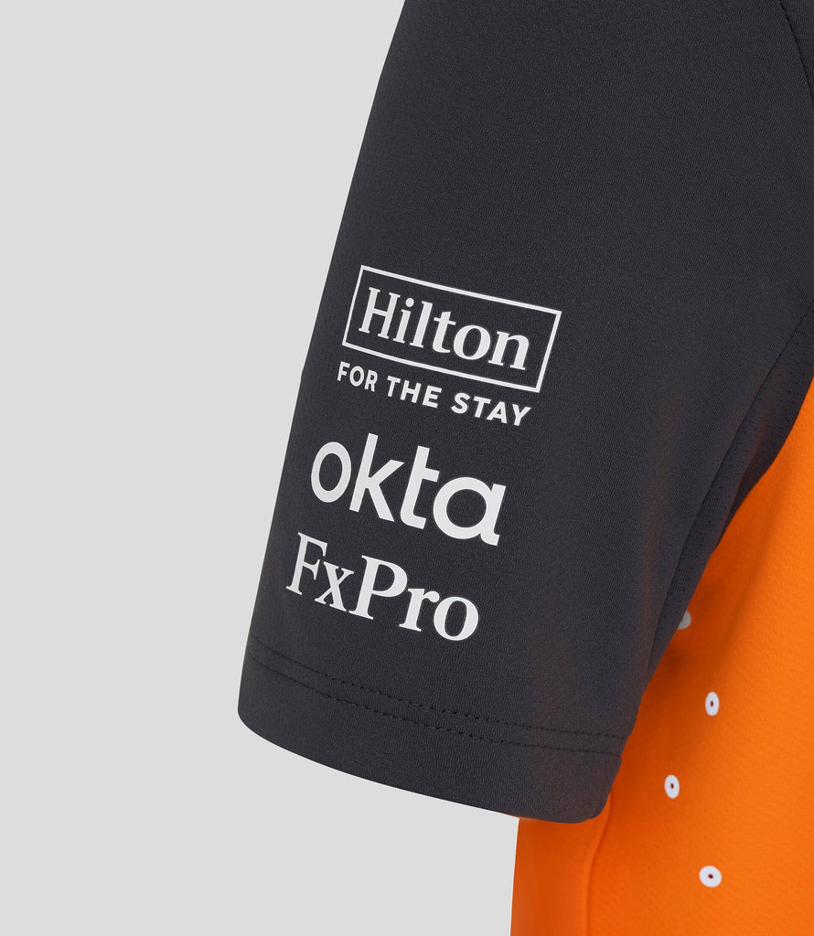 McLaren F1 2025 Men's Team Polo Shirt - Papaya Polos McLaren-Castore 