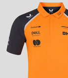 McLaren F1 2025 Men's Team Polo Shirt - Papaya Polos McLaren-Castore 