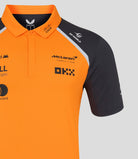 McLaren F1 2025 Men's Team Polo Shirt - Papaya Polos McLaren-Castore 