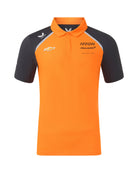 McLaren Indy Car 2025 Men's Team Polo Shirt - Papaya Polos McLaren Indy 