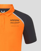 McLaren Indy Car 2025 Men's Team Polo Shirt - Papaya Polos McLaren Indy 