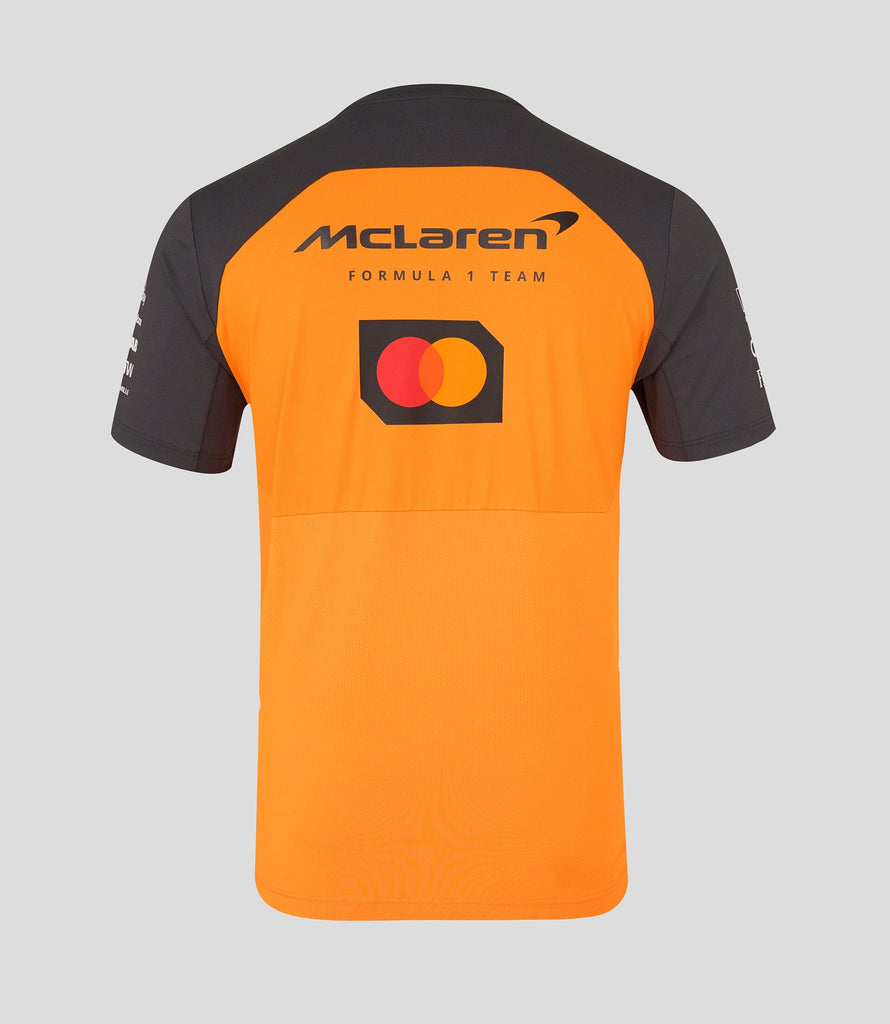 McLaren F1 2025 Men's Team T-Shirt - Papaya/Phantom T-shirts McLaren-Castore 