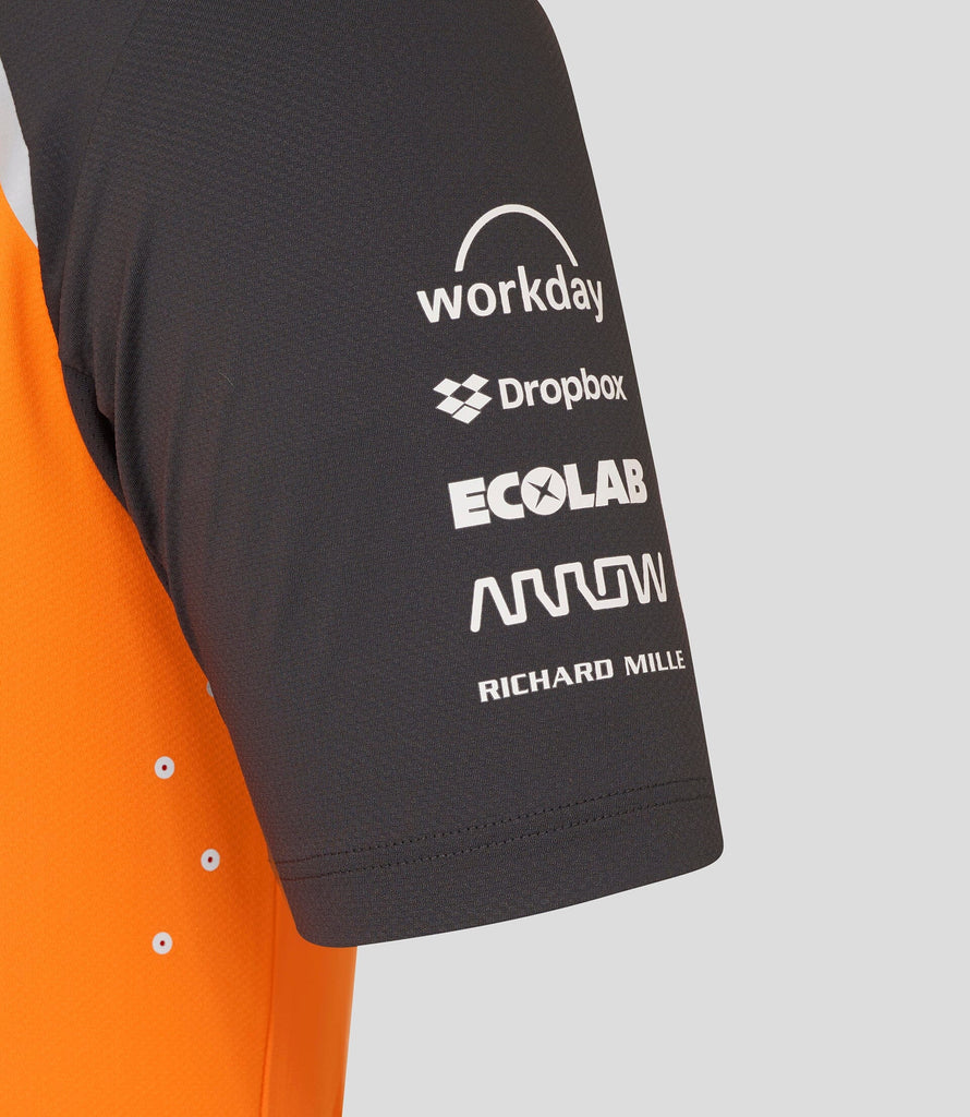 McLaren F1 2025 Men's Team T-Shirt - Papaya/Phantom T-shirts McLaren-Castore 