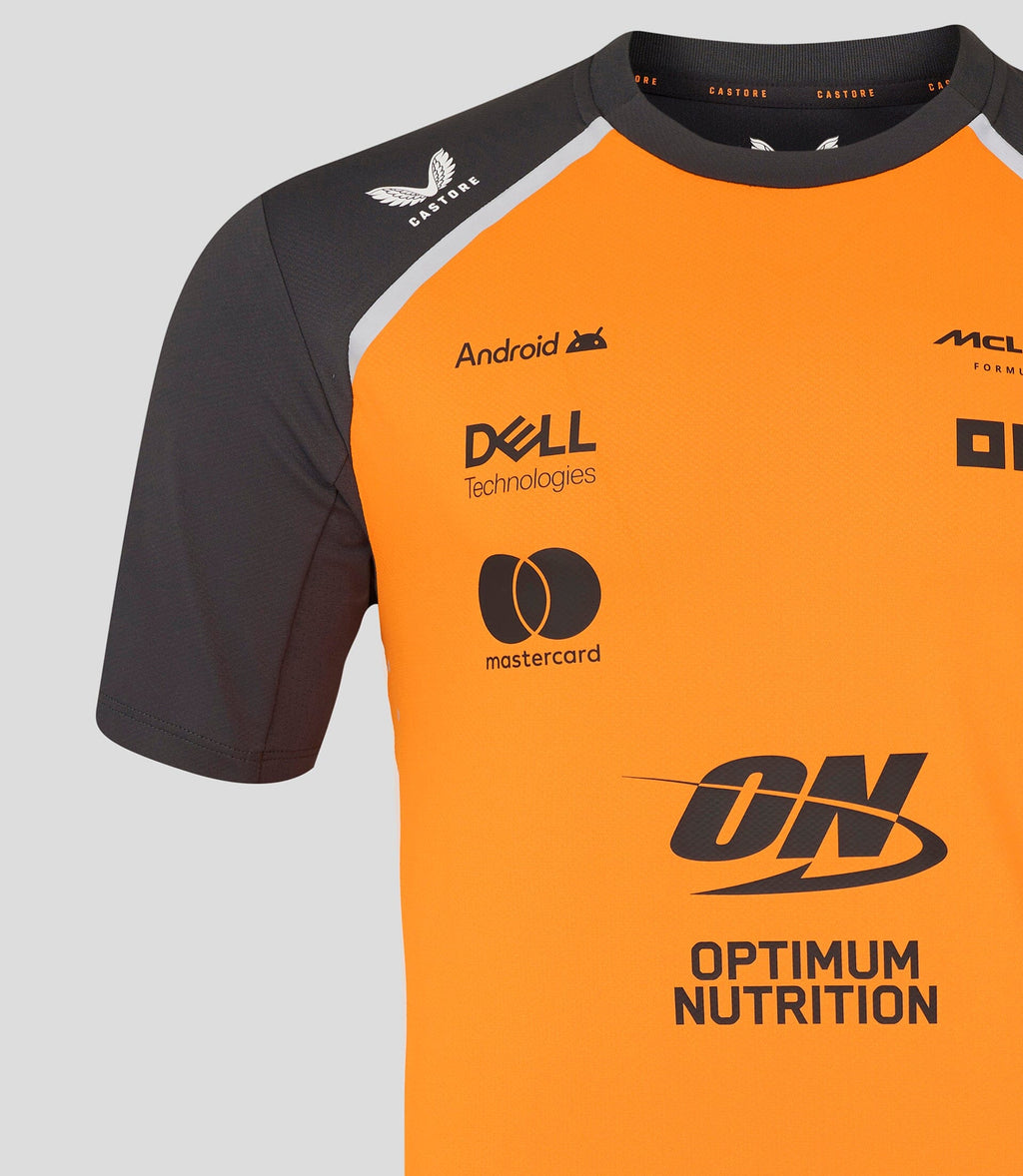 McLaren F1 2025 Men's Team T-Shirt - Papaya/Phantom T-shirts McLaren-Castore 