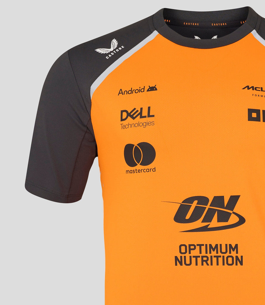 McLaren F1 2025 Men's Team T-Shirt - Papaya/Phantom T-shirts McLaren-Castore 