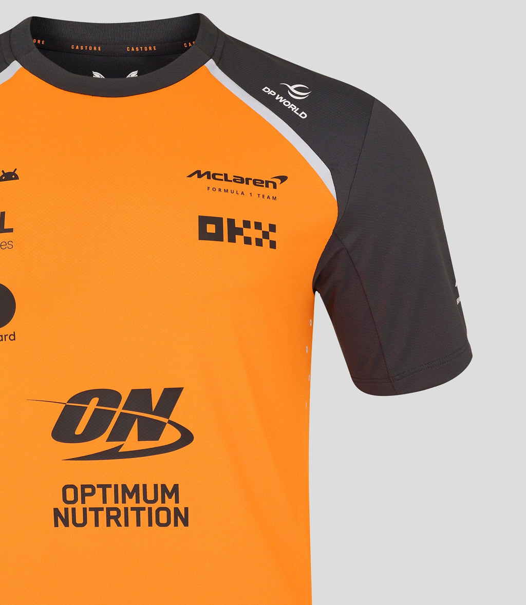 McLaren F1 2025 Men's Team T-Shirt - Papaya/Phantom T-shirts McLaren-Castore 