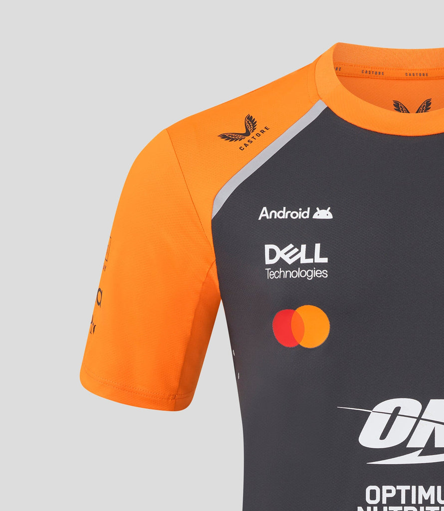McLaren F1 2025 Men's Team T-Shirt - Papaya/Phantom T-shirts McLaren-Castore 