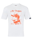 Red Bull Racing F1 Max Verstappen Puzzle T-Shirt - Exotic Orange/White T-shirts Red Bull Racing XS White 