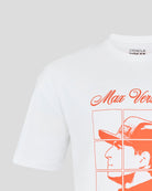 Red Bull Racing F1 Max Verstappen Puzzle T-Shirt - Exotic Orange/White T-shirts Red Bull Racing 