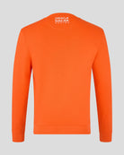 Red Bull Racing F1 Max Verstappen Puzzle Crew Sweatshirt - Exotic Orange Hoodies Red Bull Racing 