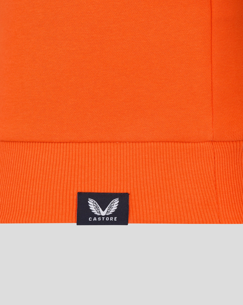 Red Bull Racing F1 Max Verstappen Puzzle Crew Sweatshirt - Exotic Orange Hoodies Red Bull Racing 