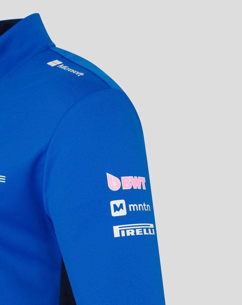 Alpine Racing F1 2025 Team Soft Shell Jacket - Lapis Blue Jackets Alpine 