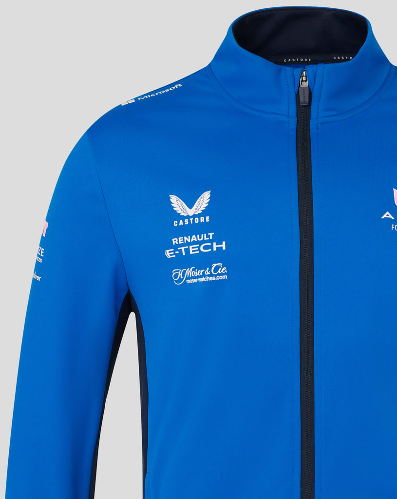 Alpine Racing F1 2025 Team Soft Shell Jacket - Lapis Blue Jackets Alpine 