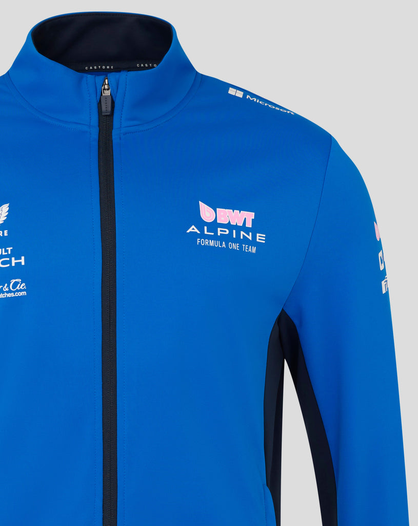 Alpine Racing F1 2025 Team Soft Shell Jacket - Lapis Blue Jackets Alpine 