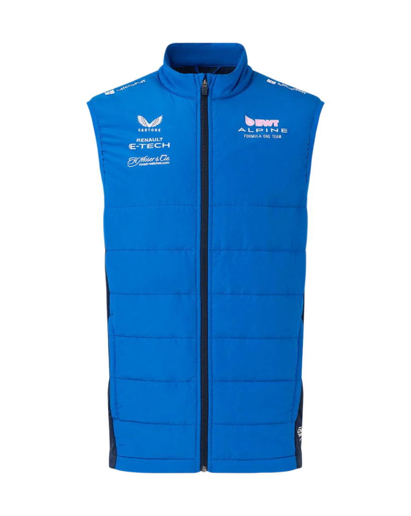 Alpine Racing F1 2025 Men's Team Vest - Blue Vest Alpine 