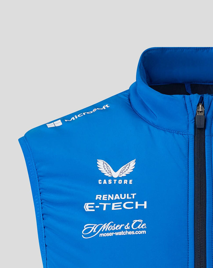 Alpine Racing F1 2025 Men's Team Vest - Blue Vest Alpine 