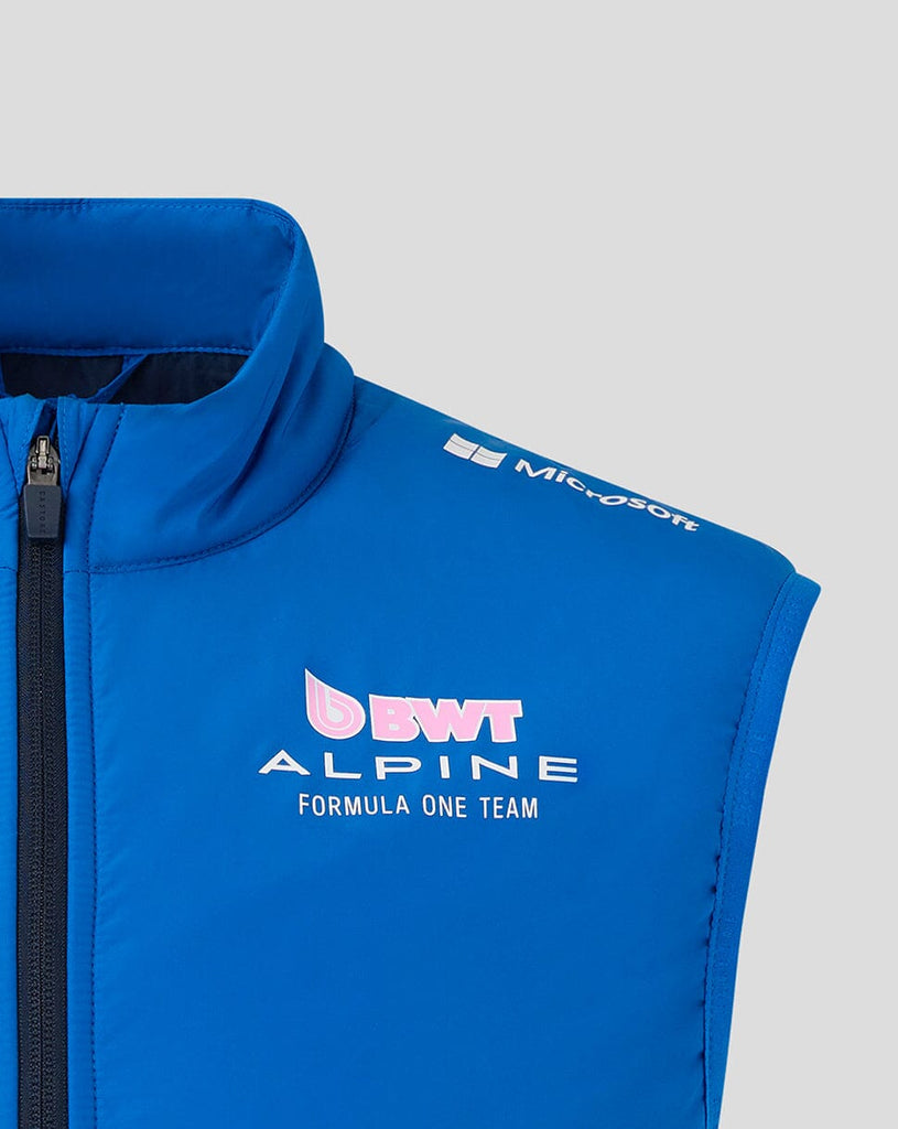 Alpine Racing F1 2025 Men's Team Vest - Blue Vest Alpine 