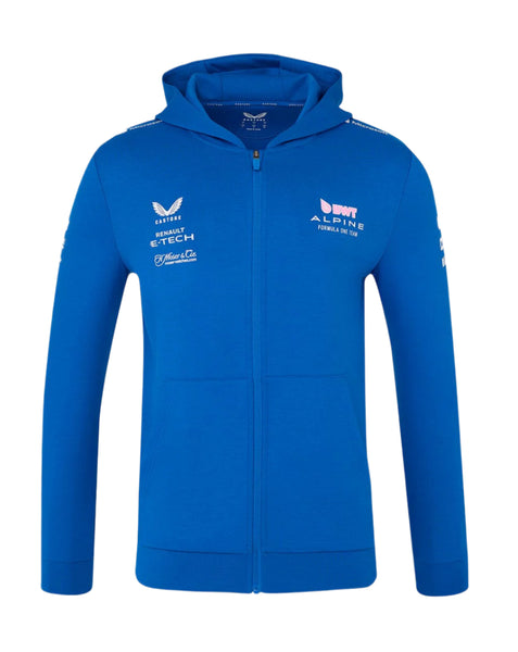 Alpine Racing F1 2025 Team Full Zip Hoodie - Lapis Blue – CMC
