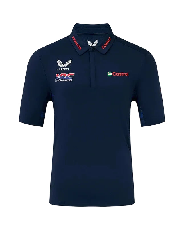 Honda Racing Repsol Team Polo Shirt - Black Iris Polos Honda Racing 
