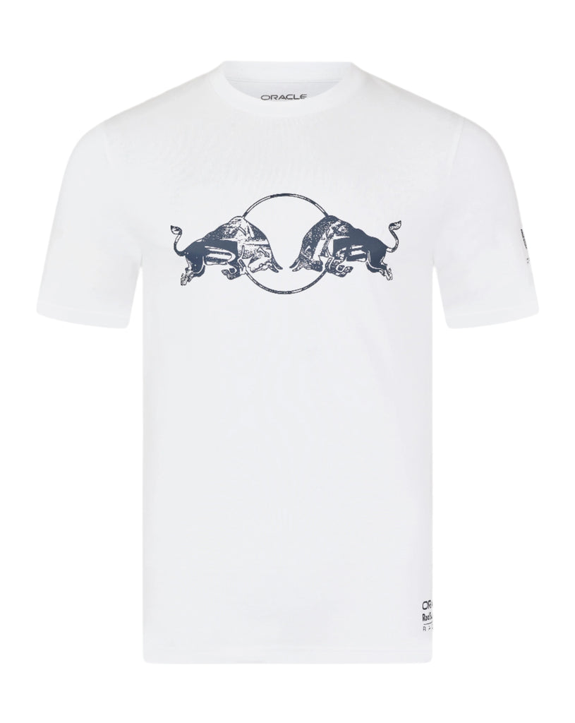 Red Bull Racing F1 Graphic Bull T-Shirt - Brilliant White T-shirts Red Bull Racing 