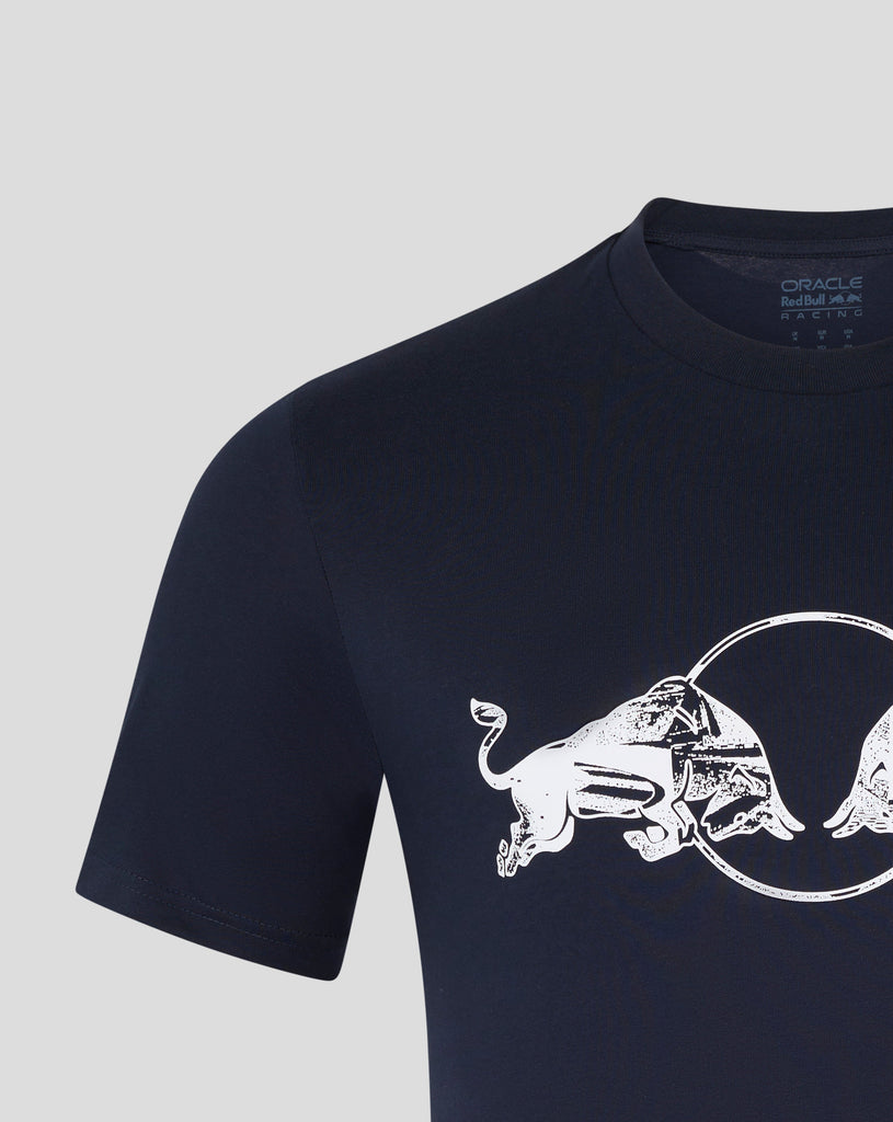 Red Bull Racing F1 Graphic Bull T-Shirt - Brilliant White/Navy T-shirts Red Bull Racing 