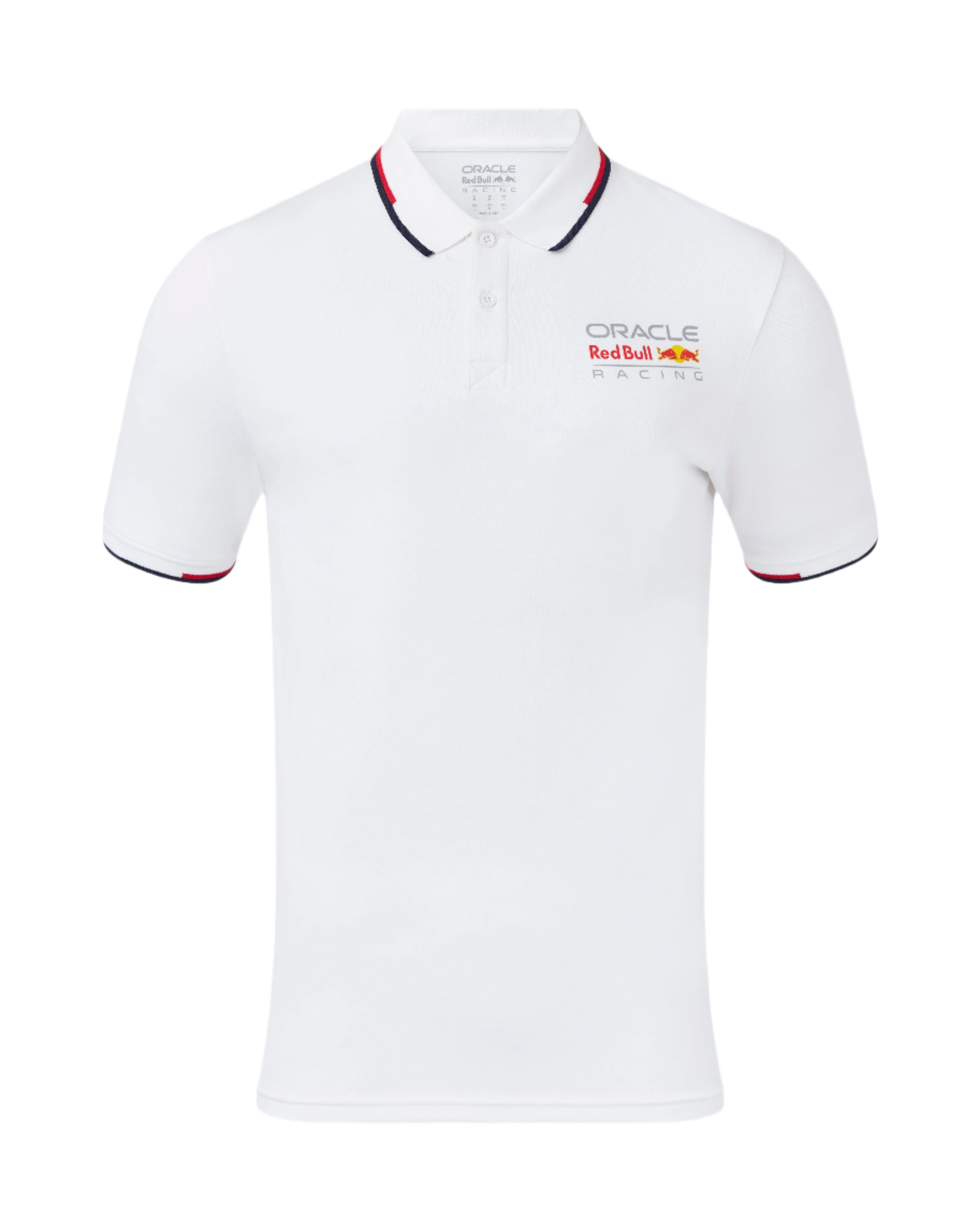 Red Bull Racing F1 Core Full Color Logo Polo - Night Sky/Brilliant White Polos Red Bull Racing XS White 