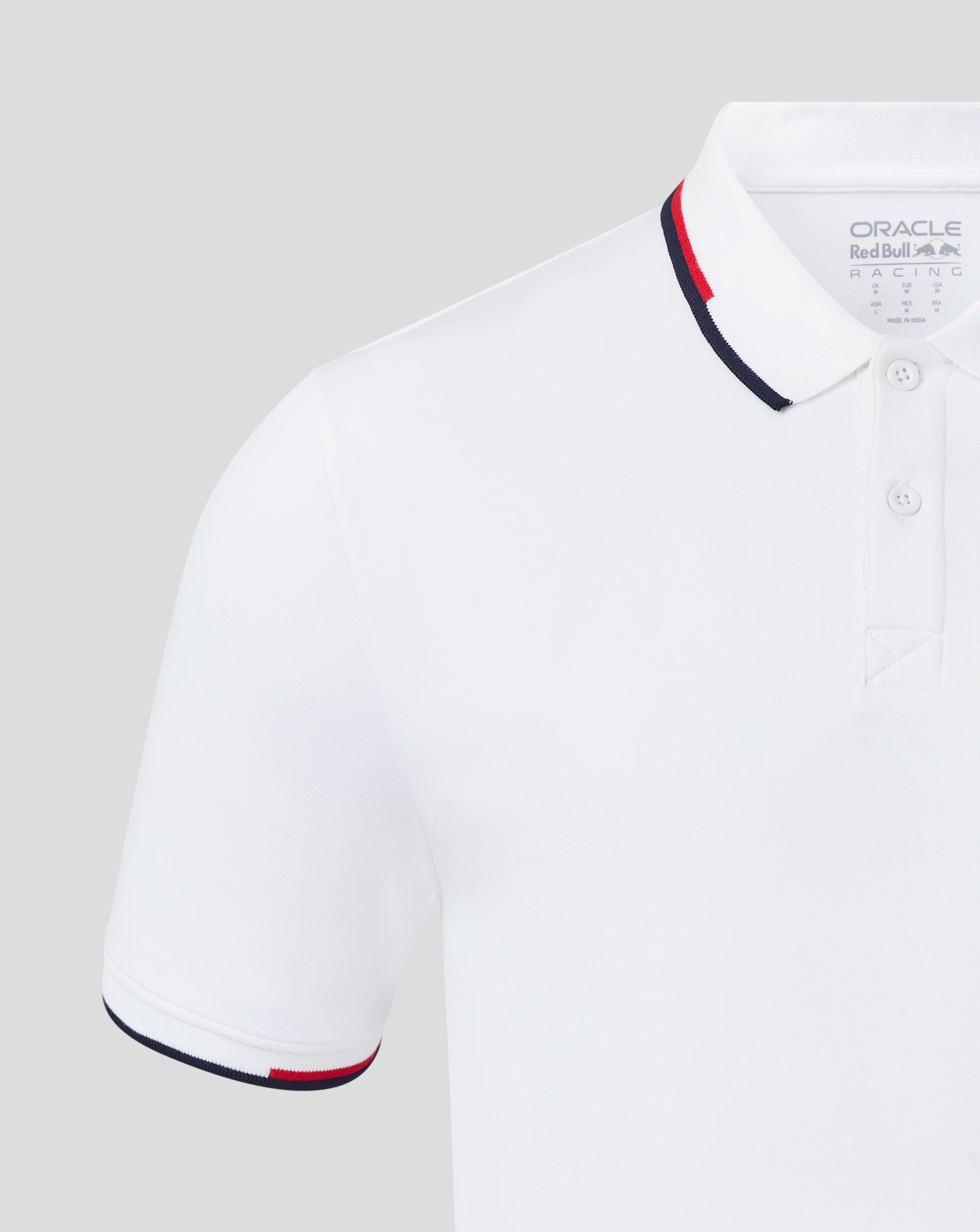 Red Bull Racing F1 Core Full Color Logo Polo - Night Sky/Brilliant White Polos Red Bull Racing 