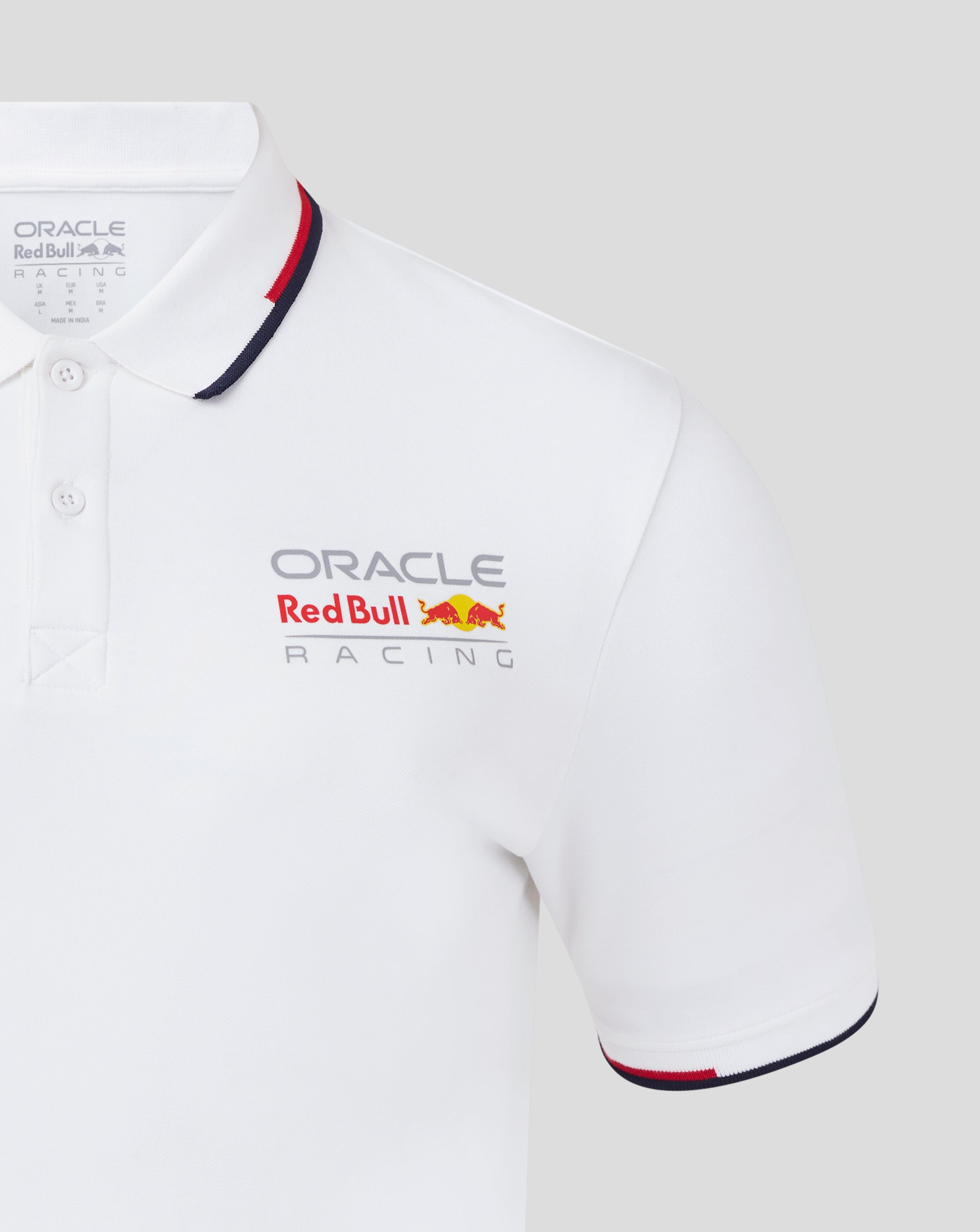 Red Bull Racing F1 Core Full Color Logo Polo - Night Sky/Brilliant White Polos Red Bull Racing 